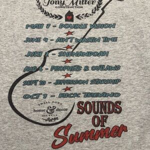 Sounds of Summer Country Music Shirt Festival Shenandoah Jefferson Starship
